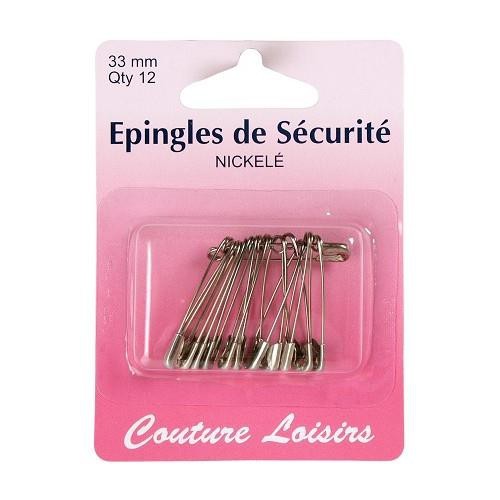 Mercerie - Épingles de sécurité 33mm