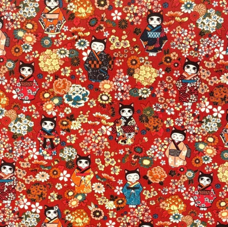 Coton 150 - Kimono rouge