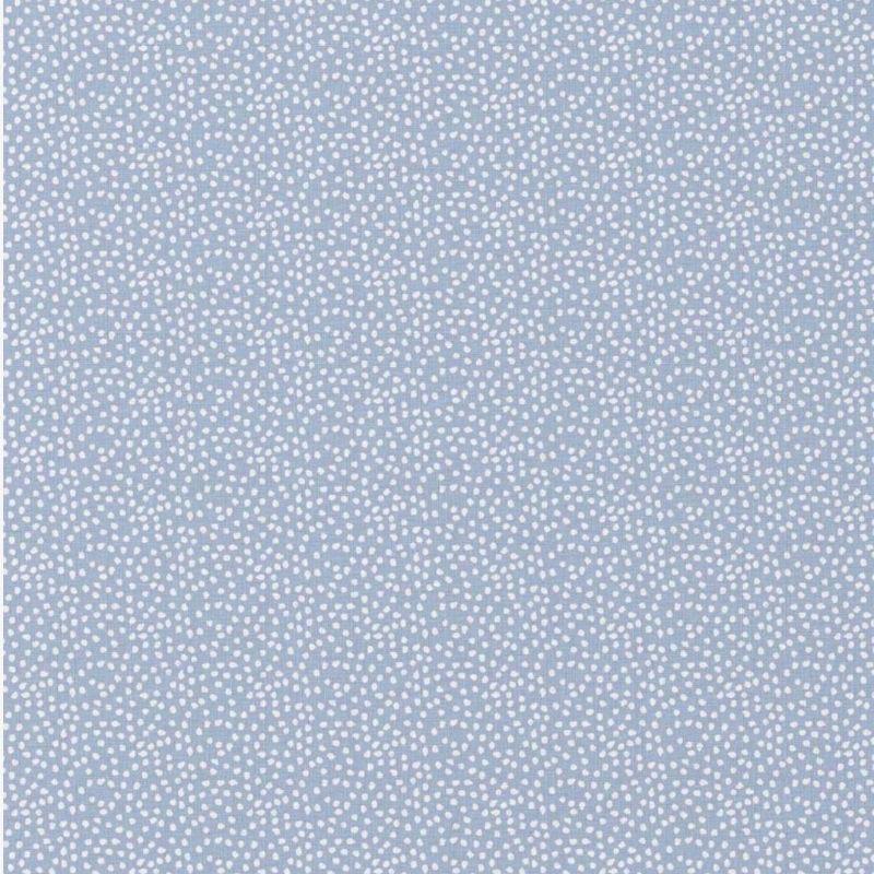 Coton150- Pois fond bleu ciel