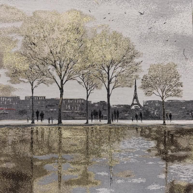 Carré -Bord de seine lurex