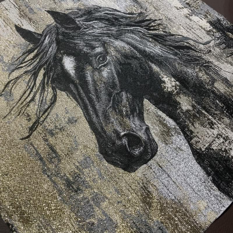 Carré -Cheval lurex – Image 2