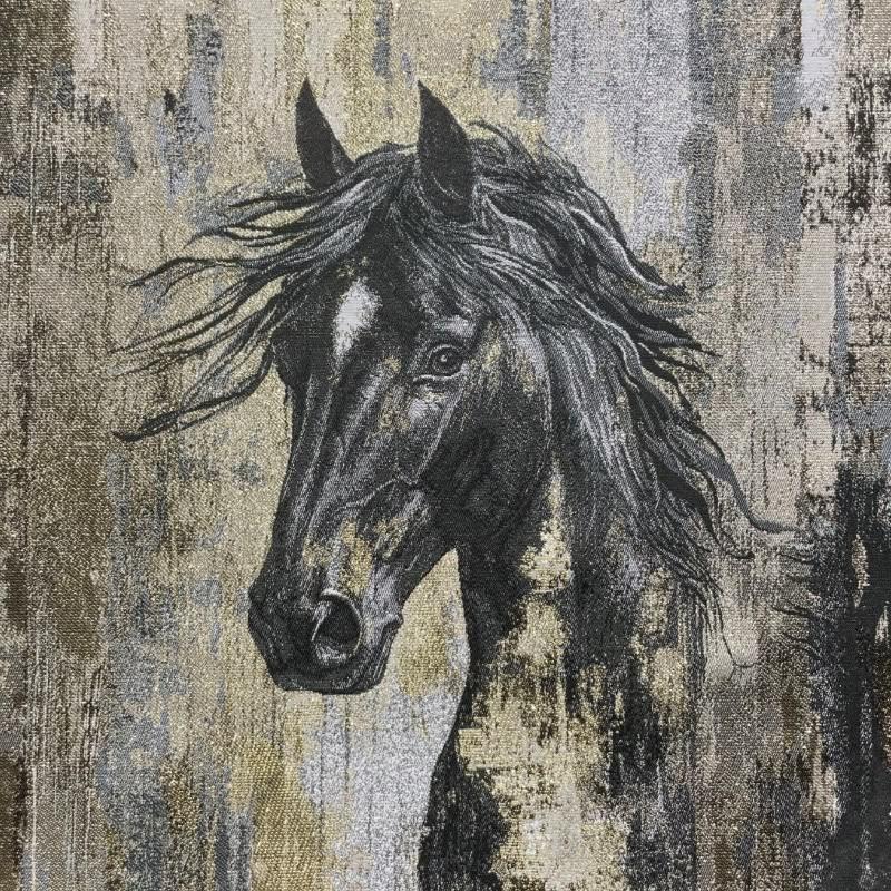 Carré -Cheval lurex