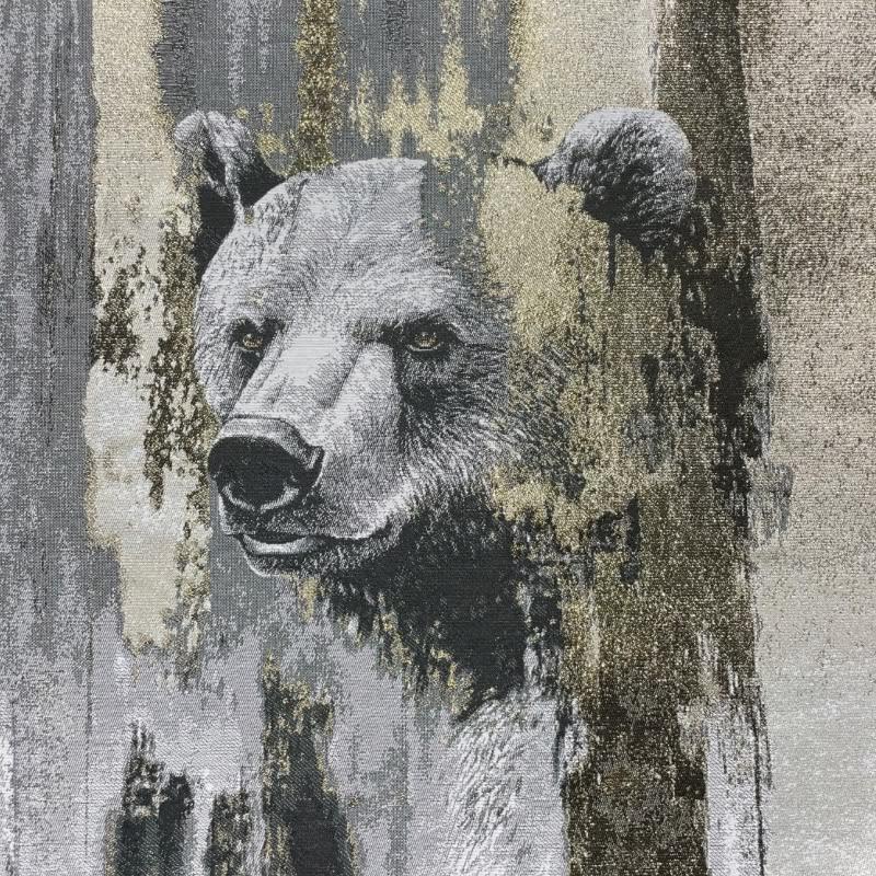 Carré -Ours lurex