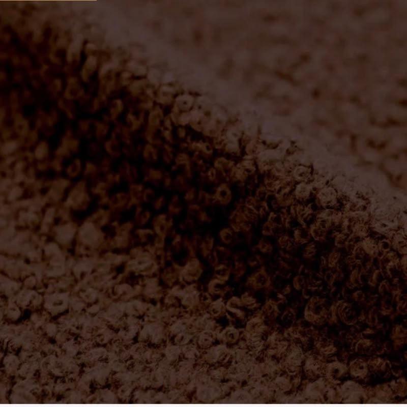 Curly-fleece chocolat