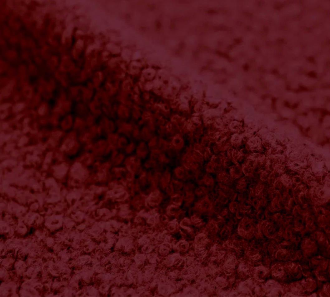 Curly-fleece bordeaux