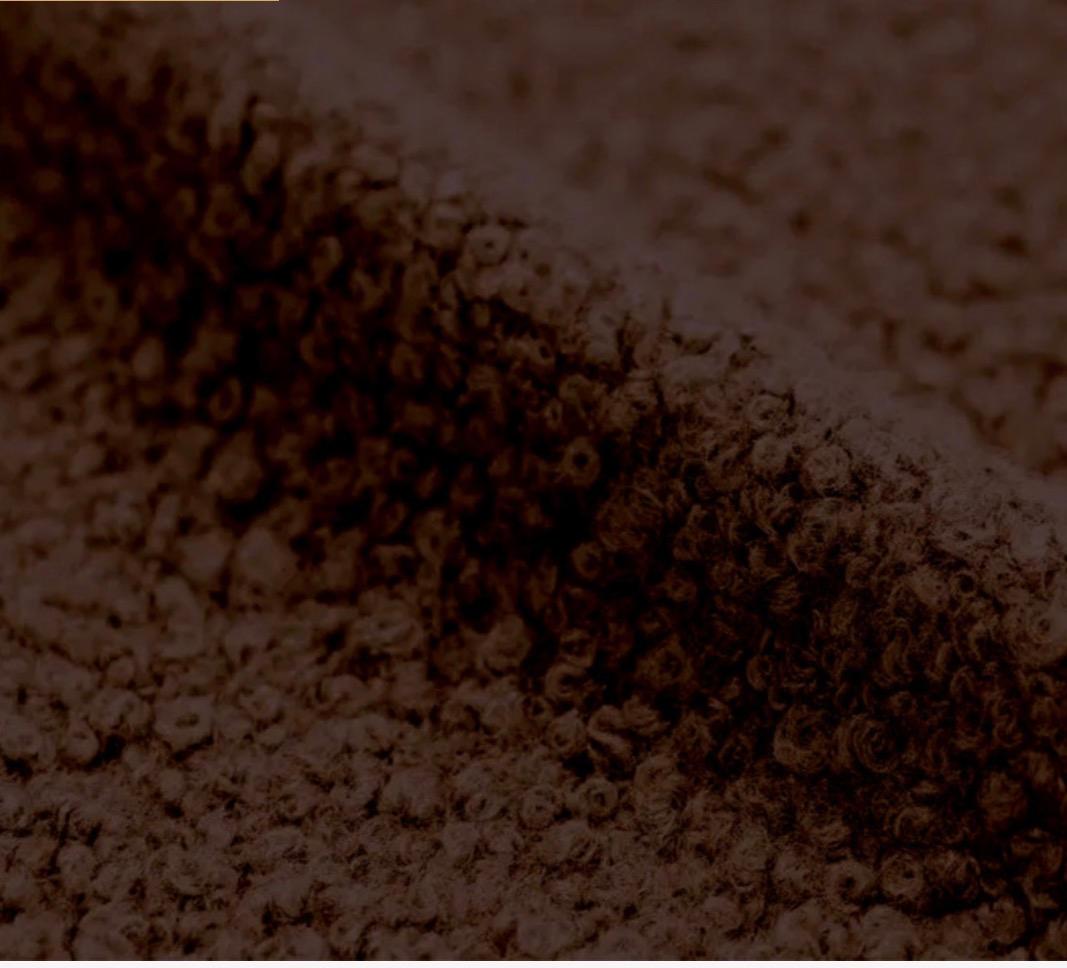 Curly-fleece chocolat