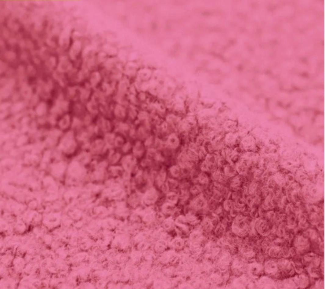 Curly-fleece fushia